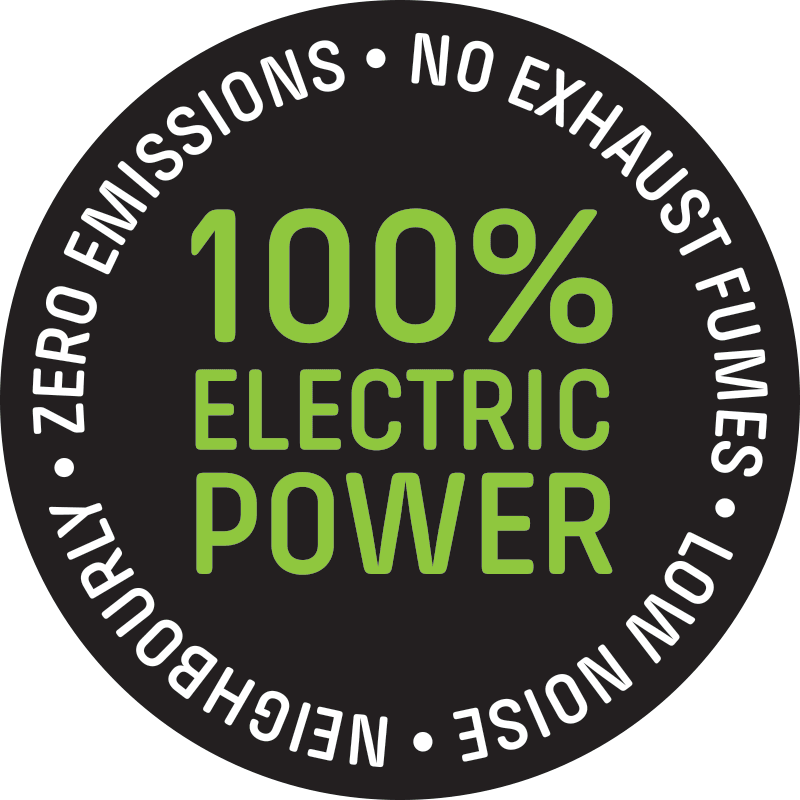 100% Electric Power badge