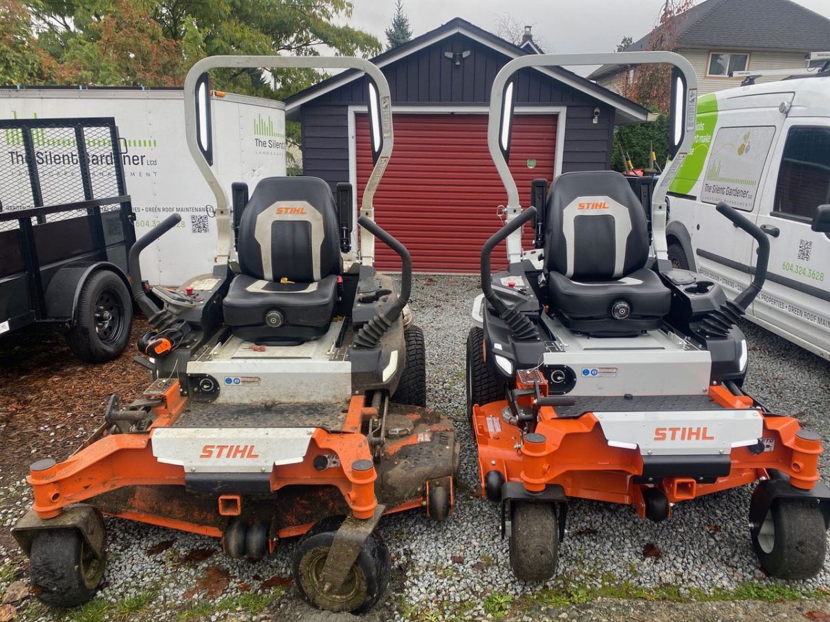 Orange mowers