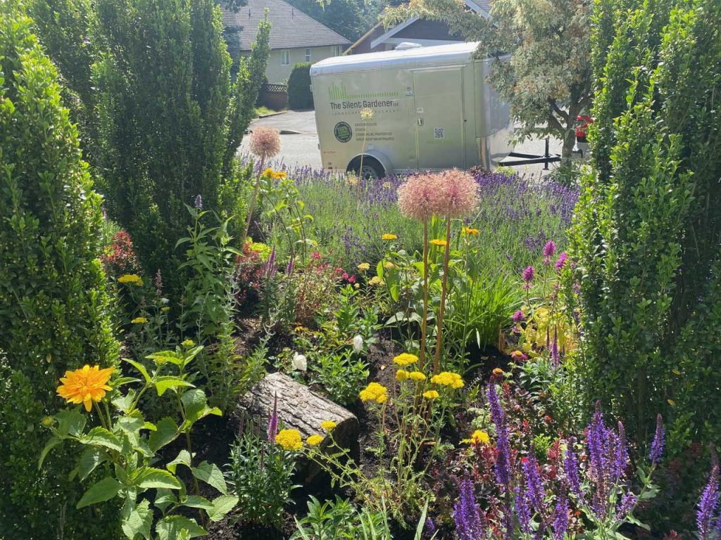 trailer and garden