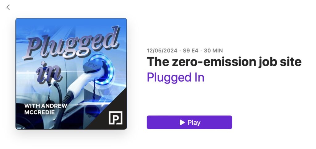 The zero emission job site
